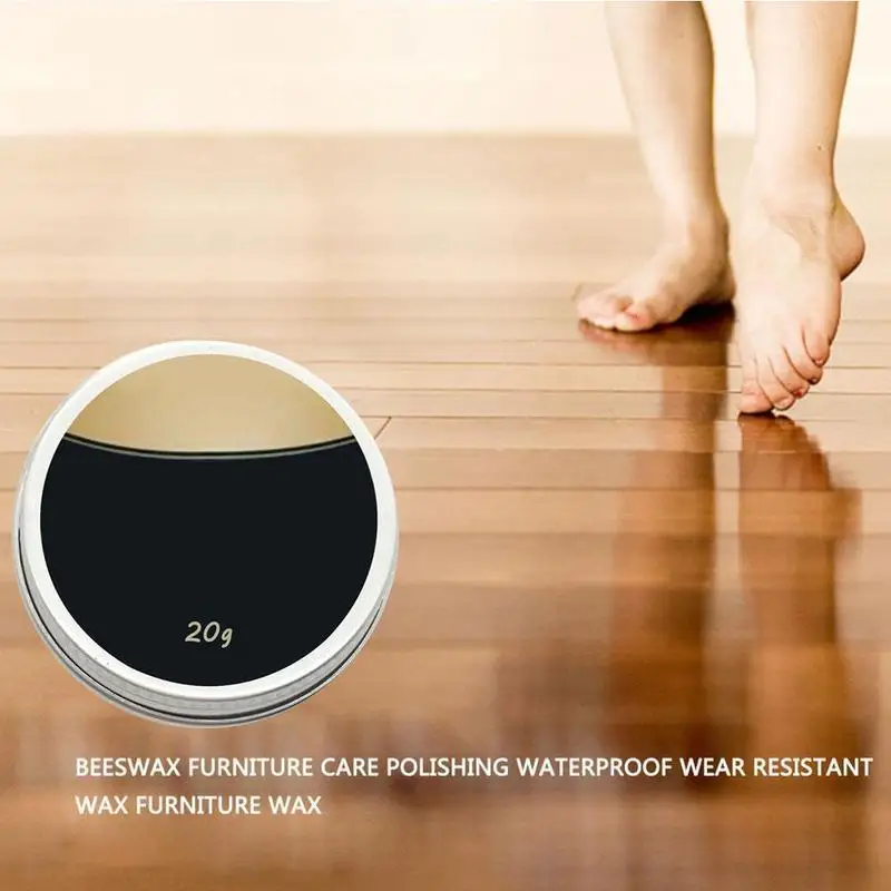 20/200g Furniture Polishing Bee Care Wax Waterproof Natural Floor Pure For Finishing Wood Wear-resistant Beeswax Or W0T1 | Дом и сад