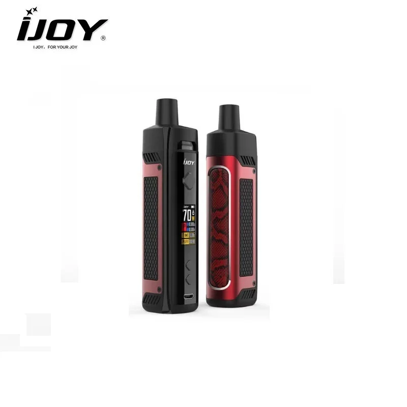 В наличии оригинальный IJOY Jupiter 70W Pod Kit 0 6 0.2ohm сетка катушки RBA 5 мл Owered 18650 батарея Vapor
