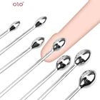 Уретральный расширитель OLO 6 мм-12 мм из нержавеющей стали, мужской металлический пенис, стимуляция конского глаза, звучащий мастурбатор, секс-игрушки для мужчин