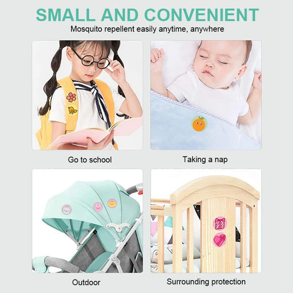 96 шт наклейки для комаров путешествия детей и взрослых репеллент стикер