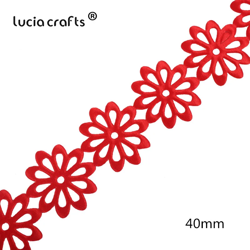 1 ярд атласных лент с принтом в красный горошек из органзы обшивка кружевных