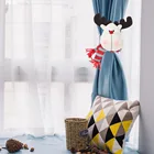 Рождественская резиновая Поворотная Пряжка для занавесок, декоративный ремешок, рождественские украшения, Пряжка для штор для платья