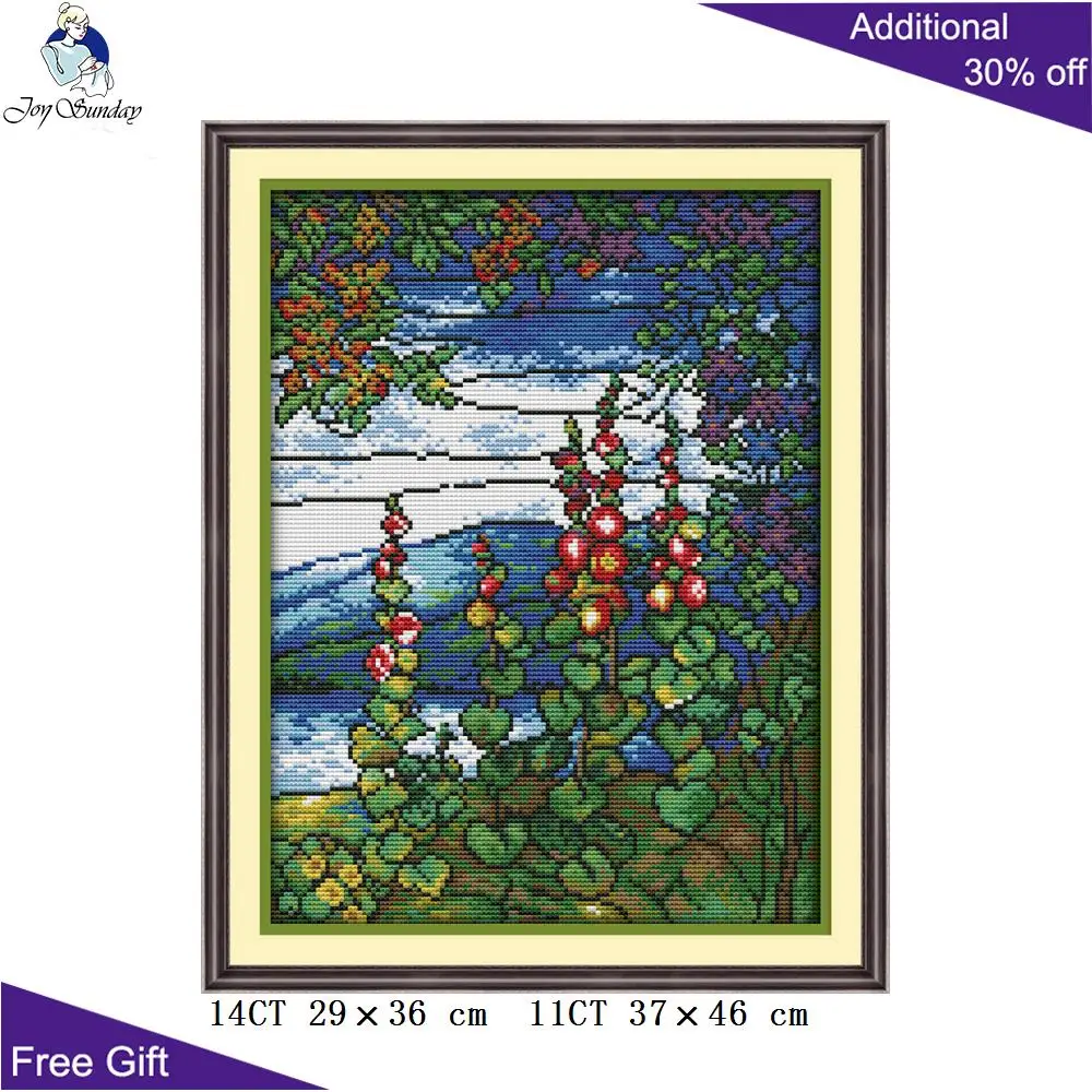 Домашний декор Joy Sunday F875(1) F876(2) F877(3) F878(4) F879(5) Счетный и штампованный пейзаж Набор