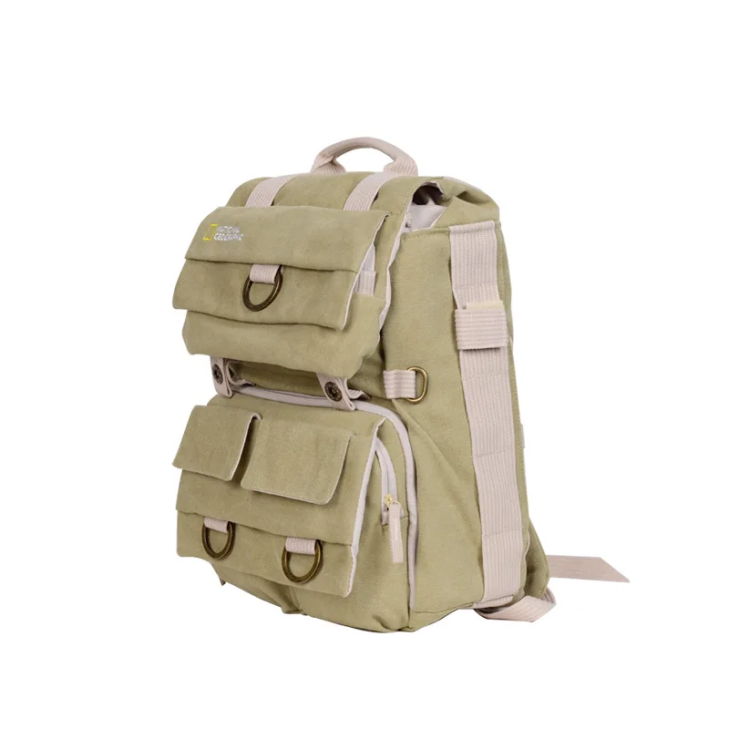 

15 Inch Laptop Waterproof Canvas Rucksack with Aw Cover National Geographic Ng5160 Dslr Camera Backpack Outdoor Travel Bag