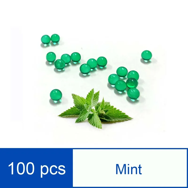 100 шт. всасывающие бусины фильтры для сигарет держатель с фруктовым вкусом сигар