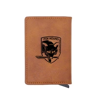 classic foxhound special forces carve card holder wallets men rfid trifold leather slim mini small money bag male purses