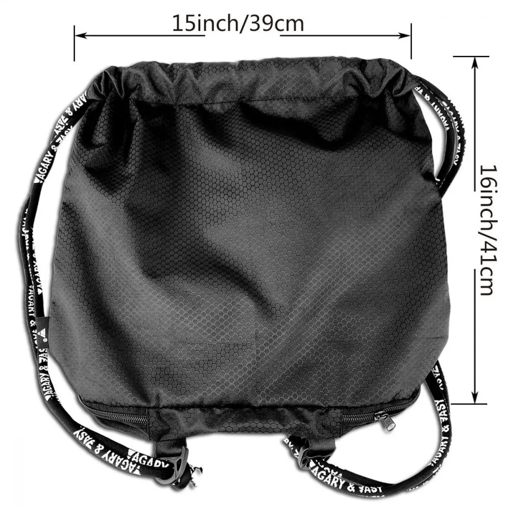 Бесшумный рюкзак с 3d-рисунком сумка на шнурке для занятий спортом путешествий