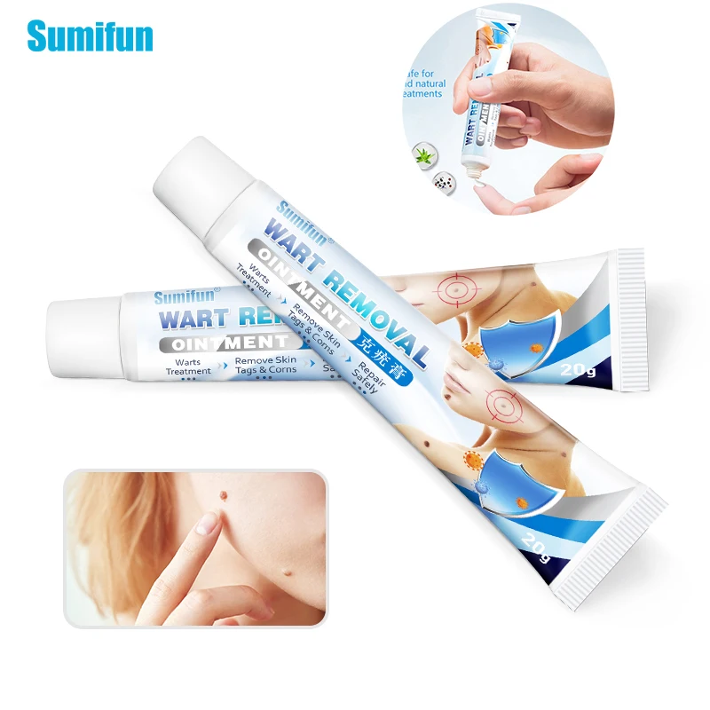 

Sumifun 1pcs Warts Remover Cream Antibacterial Ointment Skin Tag Remover Foot Corn Plaster Warts Care Ointment Herbal Extract