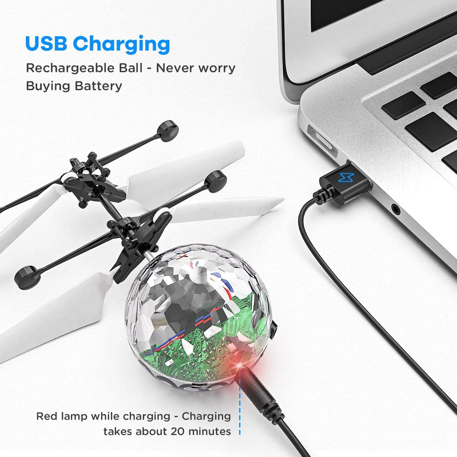 Flying Toy Ball Infrared Induction RC Built-in LED Light Disco Helicopter Shining Colorful Drone Games Toys | Лампы и освещение