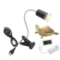 uvauvb reptile lamp bulb set with clip turtle bulb lamp holder kit thermometer hygrometer tortoises basking heating lamp u26