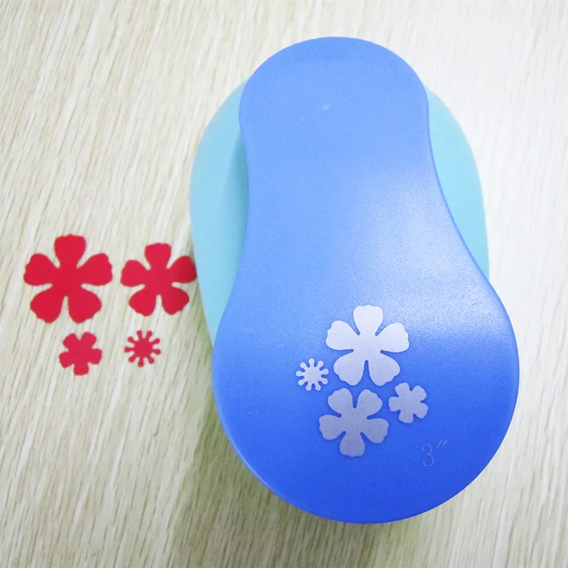 

New Free Shipping 4-patterns Flower paper punch extra large scrapbooking Paper Creative Craft Hole Punch Embossing