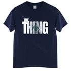 Новое поступление, мужская футболка The Thing John Carpenter, забавная Мужская футболка из фильма ужасов в стиле ретро, новая модная футболка, Мужская футболка