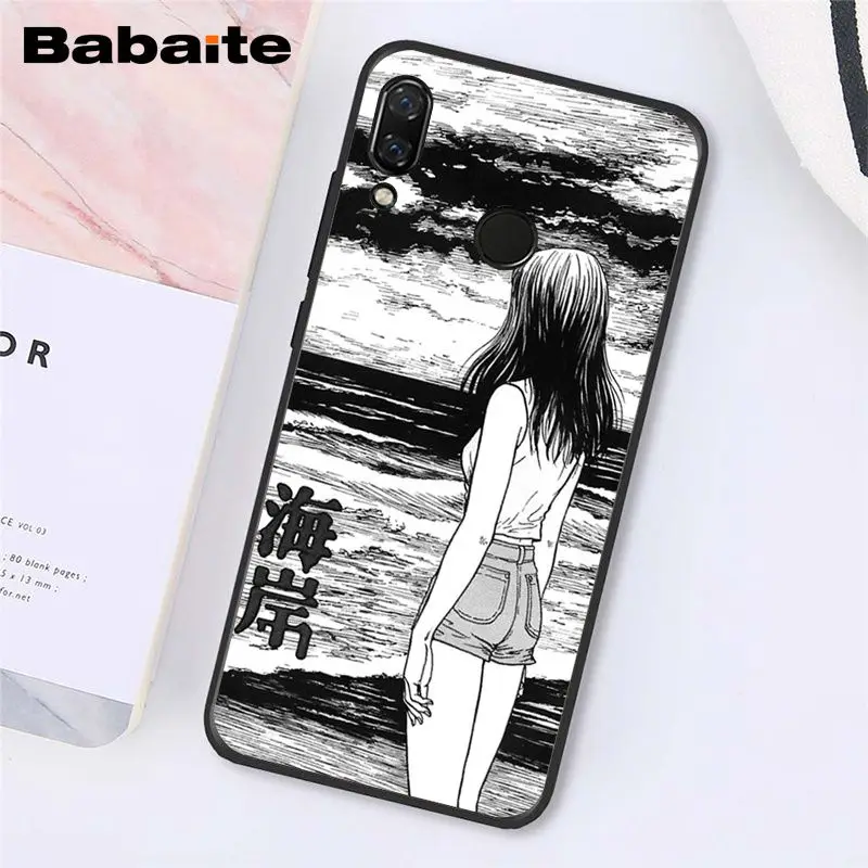 A7 Babaite Джунджи Ito футболки ужас чехол для телефона для Xiaomi Redmi8 4X 6A S2 Go Redmi 5 5Plus Note4 5 7 Note8Pro - Цвет: A7
