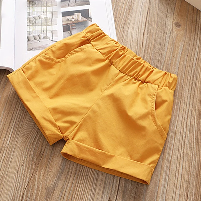 Милые комплекты одежды для девочек летняя одежда туника и шорты на бретельках с