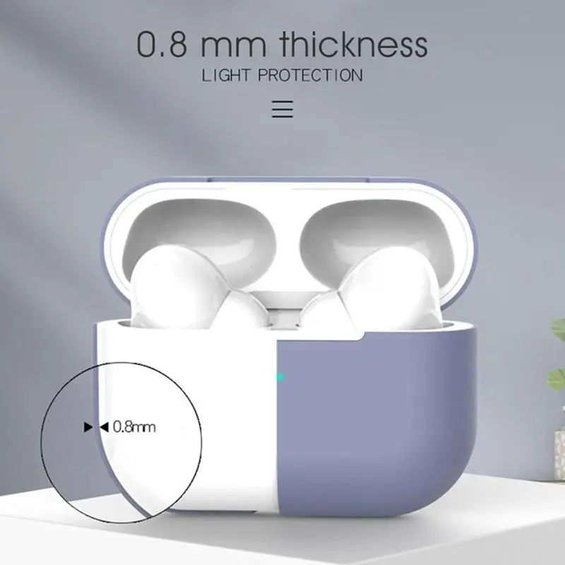 Ультратонкая защитная оболочка для наушников Airpods Pro беспроводной зарядки