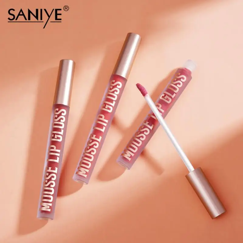 

Slender Tube Velvet Matte Lipstick Waterproof Non-marking Lipstick Long Lasting Lip Glaze Non-stick Lip Gloss TSLM1