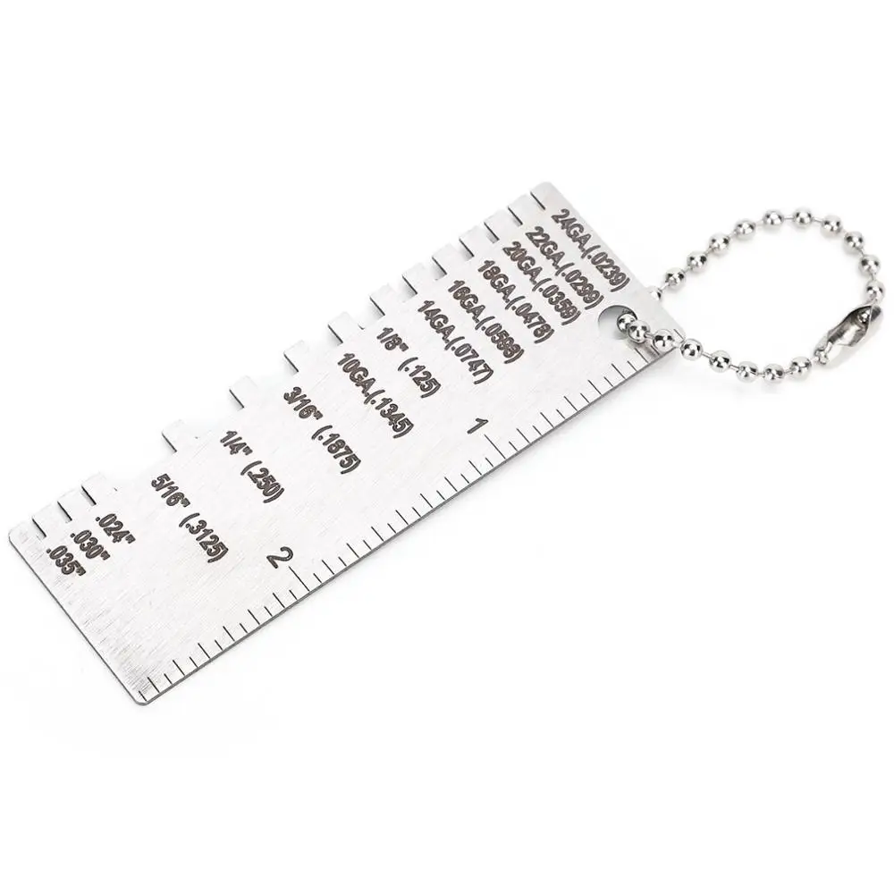 Измеритель толщины металлических листов портативная линейка сварщика