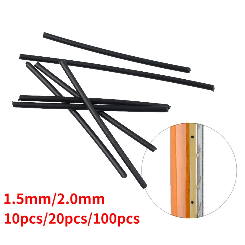 

20/100x Guitar Side Dot Markers Rods Fretboard Position Marker Inlay Dots Guitar Fingerboard Position Marker Side Position 1.5mm