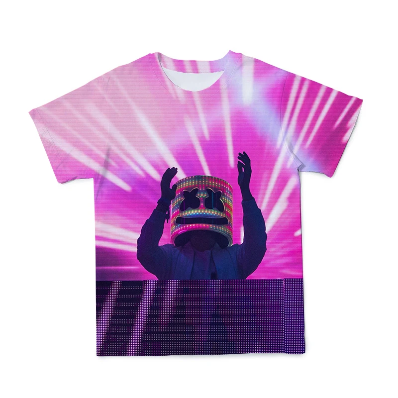 

2021Summer Men's 3D New Music MJ T-shirt Fashion Street All-Match O-Neck Short Sleeve Clothing Large Size 110-6XL(Customizable)