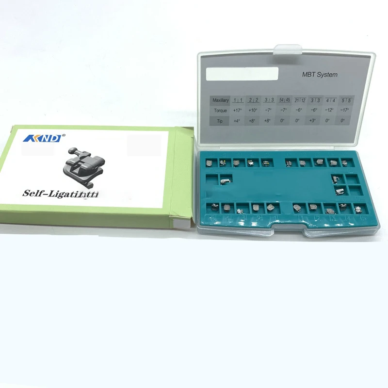 

Dental Orthodontic Metal Ceramic Brackets Ceramic Bracket Self-locking Bracket Set