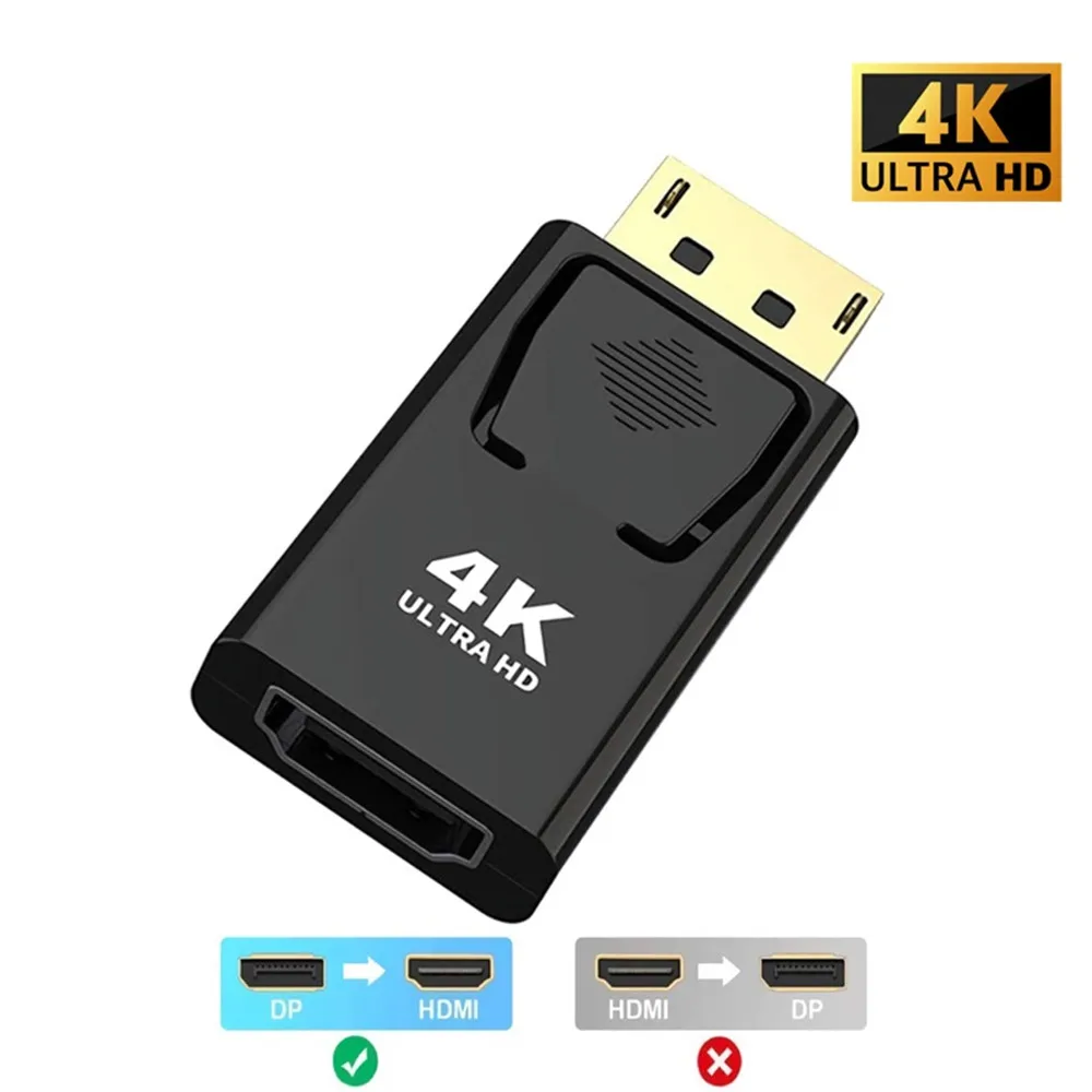 

Переходник Ultra HD 4K 2160P Displayport в HDMI, переходник DP (штекер) на HDMI (гнездо), для ПК, HDTV, проектора