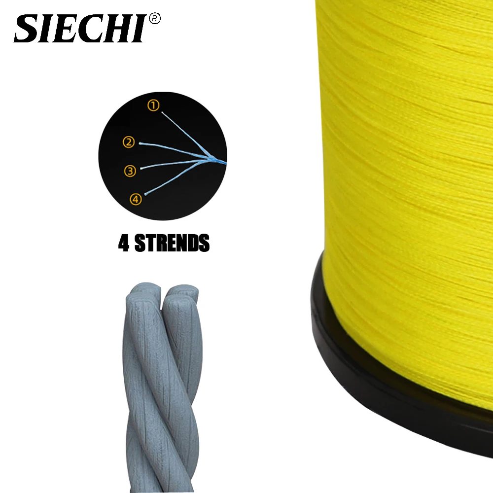 SIECHI 4 Strands 500M Multifilament Fishing Line Japan Material For Accessories Sea Fly | Спорт и развлечения