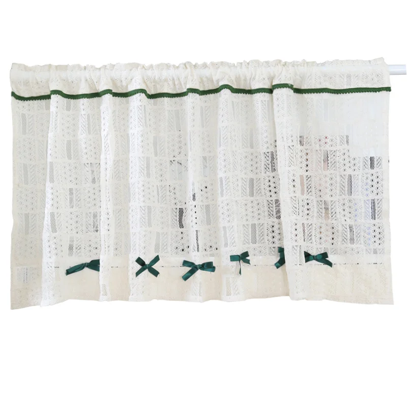 Американский кантри стиль Пряжа хлопок Сращивание бежевый крючком кружевной