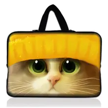 Cute yellow cat Laptop Bag Soft Notebook Sleeve Case Cover For HP Lenovo Acer Dell MacBook Air Pro 13 14 15 17