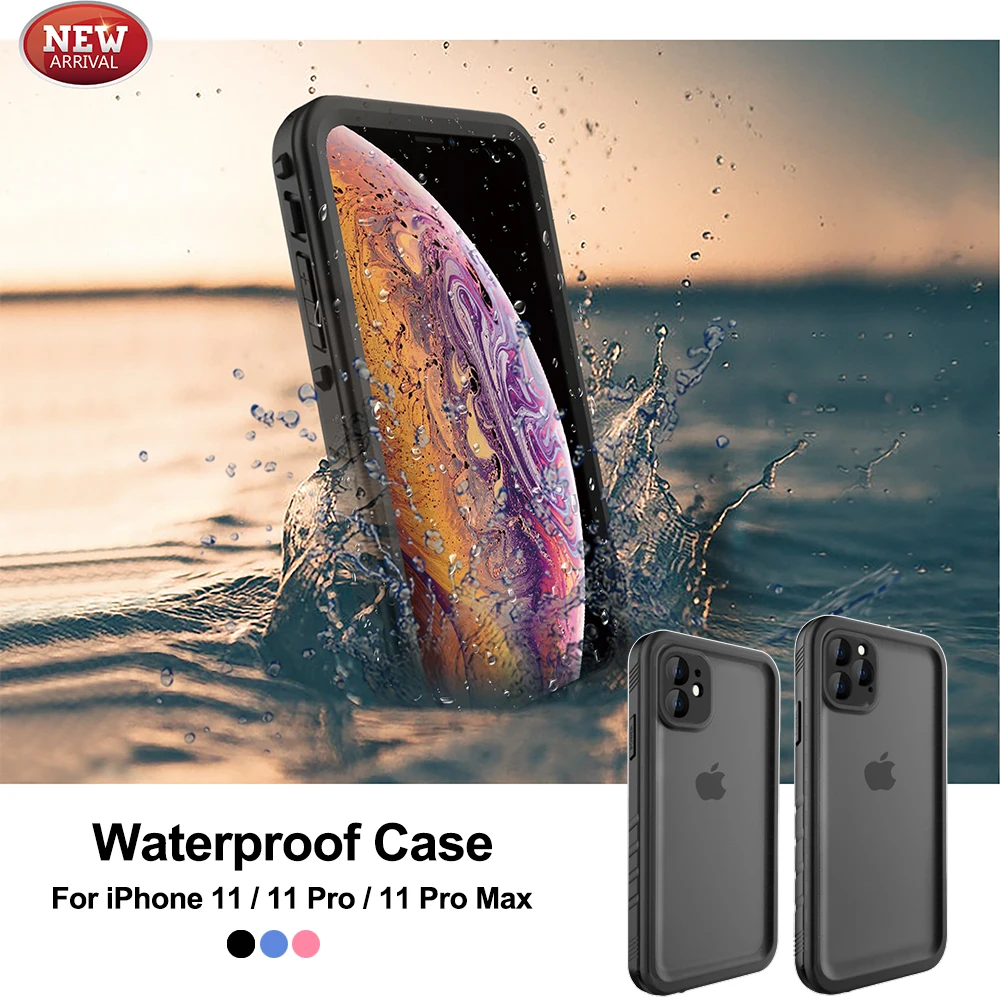 Водонепроницаемый Чехол IP68 для iPhone 11 11Pro Pro Max X XR 8 7 ударопрочный чехол плавания и