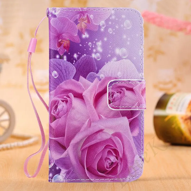 Кожаный чехол-бумажник с цветочным рисунком для Xiaomi Mi 8 SE Lite A1 A2 F1 Redmi 5 Plus 6A 4X 5A Prime Go