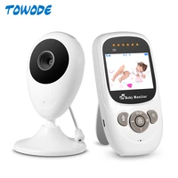 towode 2 4 inch video baby monitor home security wireless night vision babysitter built in microphone 4 lullabies baby camera