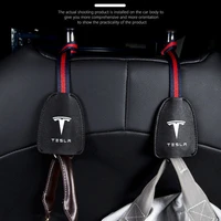 car sticker seat modified decorative hook leather for tesla model 3 s x y accessories