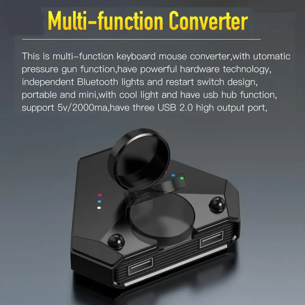 sh va 019 mobile controller gaming keyboard mouse converter pubg mobile controller gamepad bluetooth 5 0 for android ios adapter free global shipping