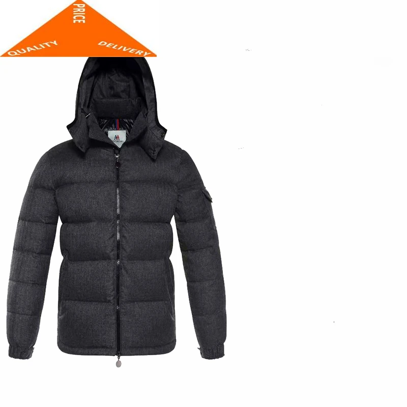 

Men's Winter Fashion Male 20% Duck Down Jacket Hooded Casual Warm Short Coat Hiver Streetwear Man A09054