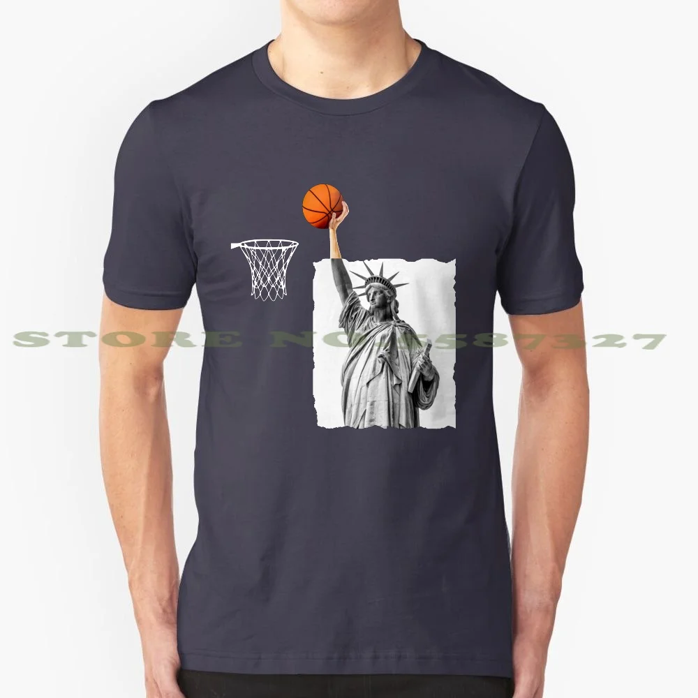 

Funny Statue Of Liberty Basketball Collage Art Fashion Vintage Tshirt T Shirts Basketball Michael T Dirk Nowitzki Magic Johnson