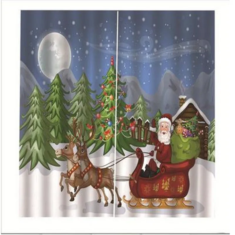 Новые Домашние вечерние и рождественские шторы модные тканевые колокольчики