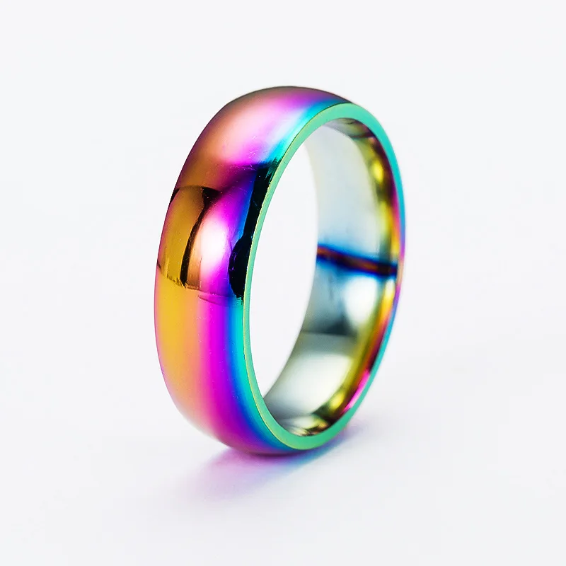 

European and American fashion ring accessories simple titanium steel ring stainless steel men's ring fashion