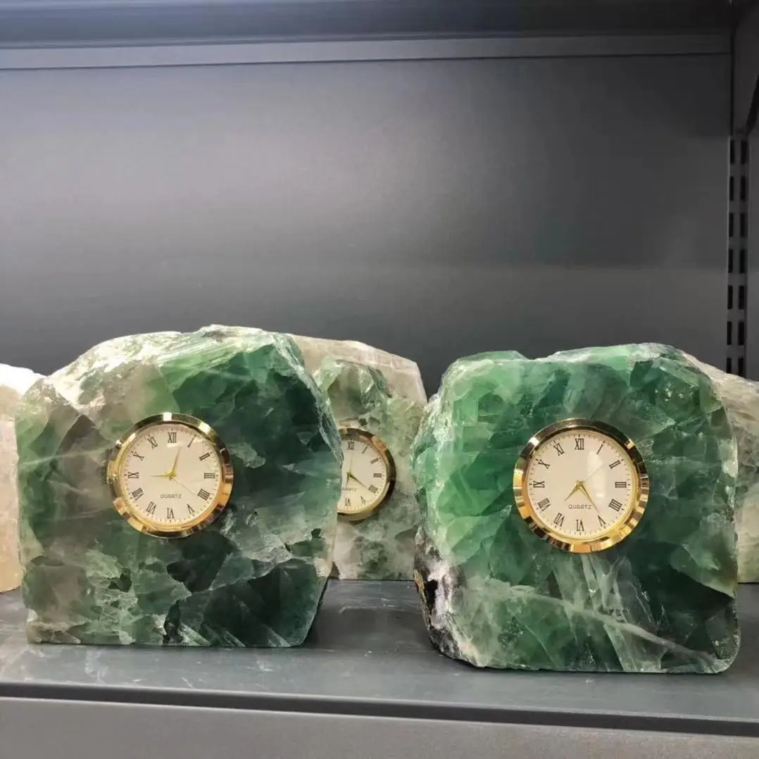 

High Quality Fluorite OCLOCK Healing Stones Gemstones For Home Decoration