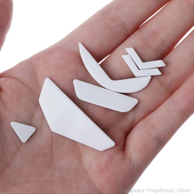 

1 set/pack Enhanced Tiger Gaming Mouse Skates Feet For logitech G502 White Glides Curve Edge Enhanced Version A22 21 Dropship