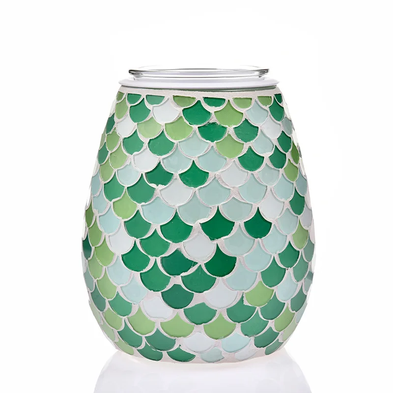 Диффузор эфирного масла мозаичный воск подогреватель для ароматизированного