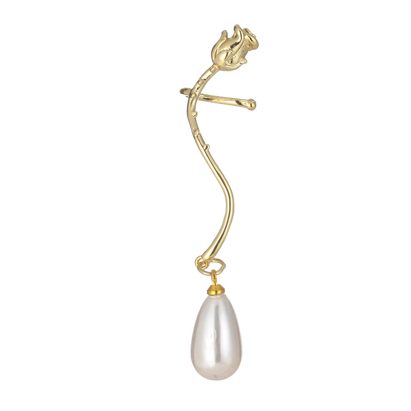 

Bettyue New Arrival Ear Bone Clip With Waterdrop Shape Pearl For Women Elegant Decoration Party Charming Earring Fancy Gift