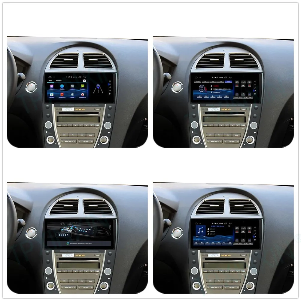 Radio con GPS para coche, reproductor Multimedia con Android 10, Carplay, unidad principal, estéreo, para Lexus ES ES240, ES350, ES330, 2006-2012