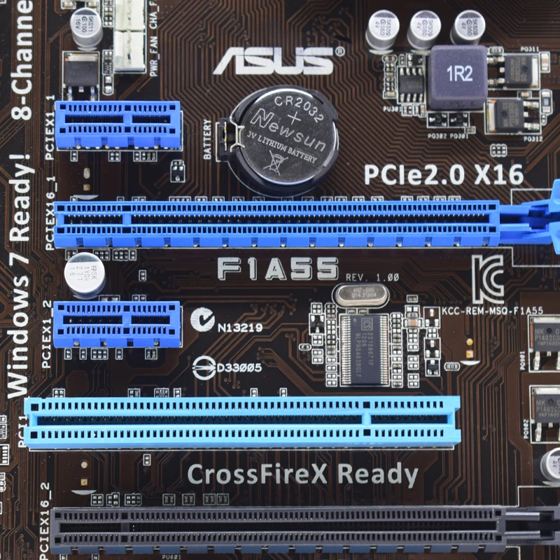 ASUS F1A55 Socket FM1 AMD A55 оригинальная материнская плата для ПК DDR3 64 Гб A8-3870K Cpus 6 × SATA II 2 USB3.0