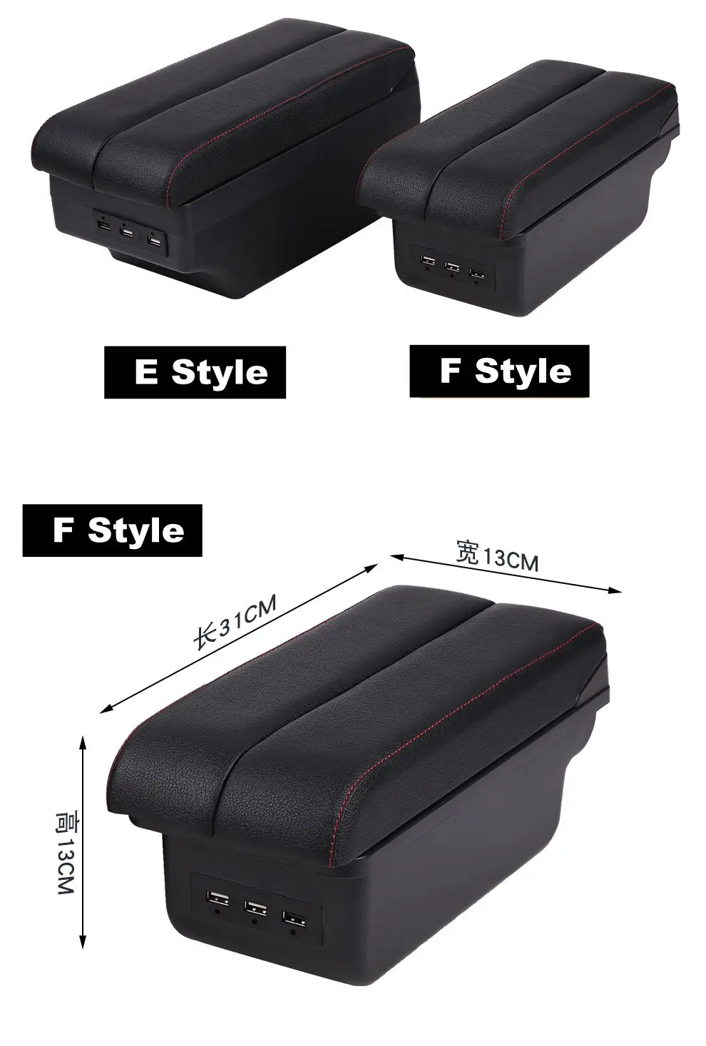 Ящик для хранения для Suzuki Swift 2005- подлокотник USB коробка с подстаканником аксессуары для салона автомобиля