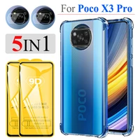 transparent silicone case on poco x3 pro clear cover pocox3 nfc f3 original phone color shockproof case for xiaomi poco x3 pro