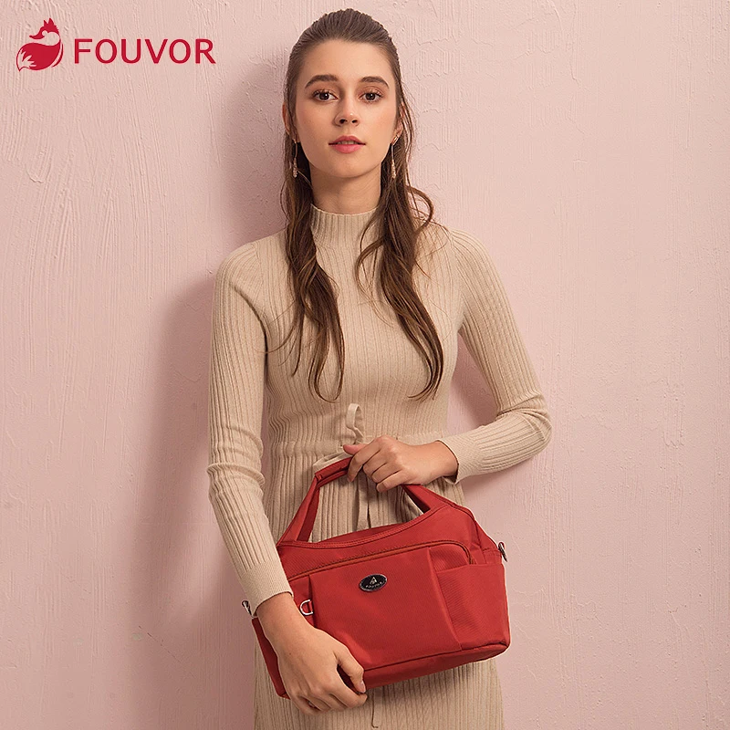 Fouvor 2019 новые модные женские вместительные Сумки Оксфорд нейлон Холст