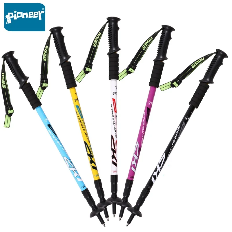 2 шт. противоударные скандинавские трости для ходьбы телескопические