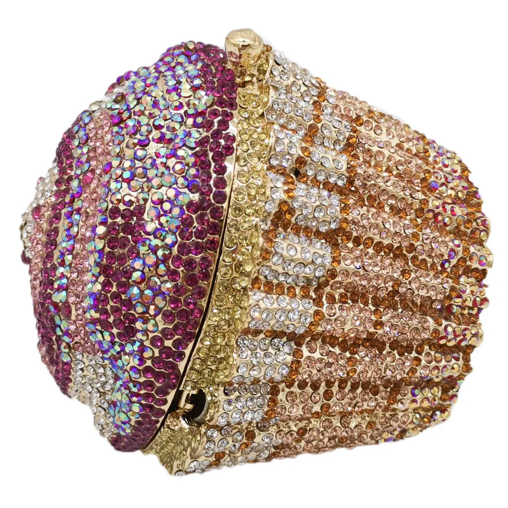 2020 cupcake crystal clutch bags  purse wedding bag can custom made colors cupcake stunning purse clutches bags for women bag
