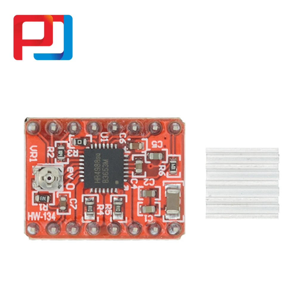 Запчасти для 3D-принтера StepStick A4988 DRV8825 драйвер шагового двигателя с радиатором