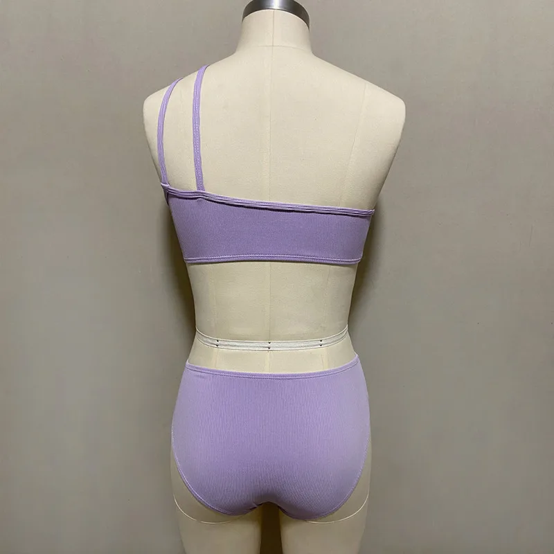 

2021 New Sexy Push Up Padded Brazilian Bikini Set Women Swimwear Beach Bandeau Biquini Bathing Suits Woman Swimsuits